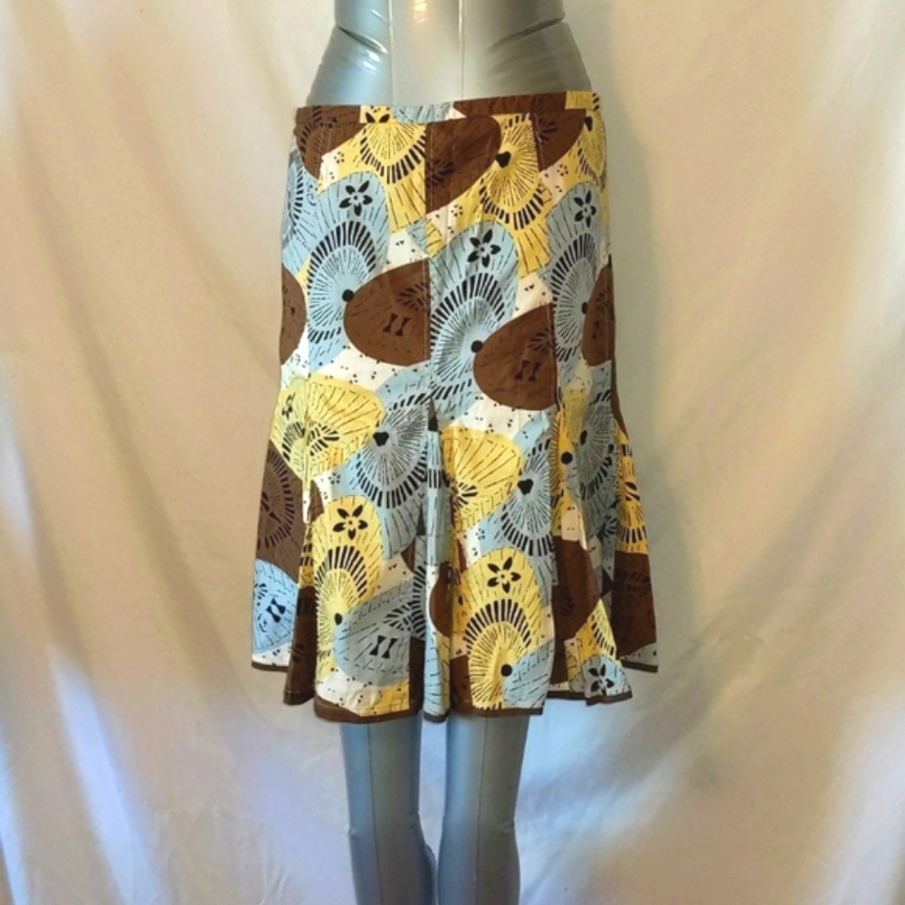 BCBG Flare Midi Skirt 6